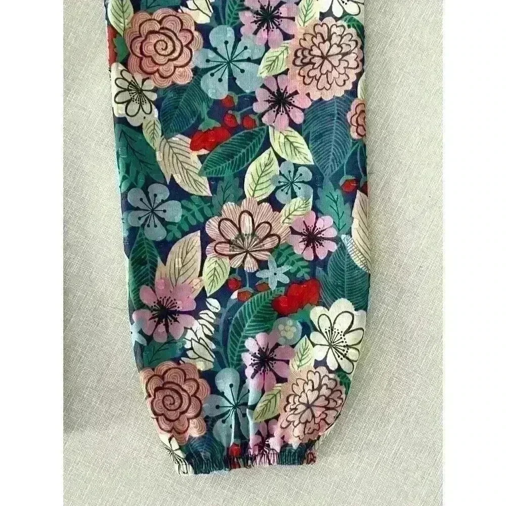Matilda Jane Sz XS Kookaburra Floral Blouse Green Feminine Pretty Cottagecore - Picture 11 of 16